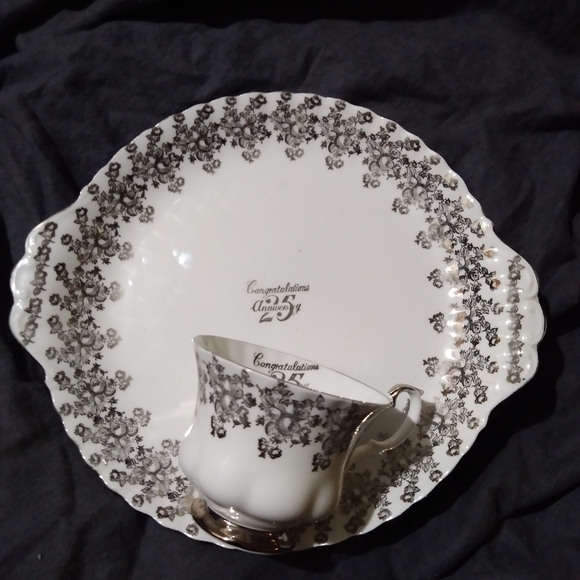 Royal Albert Cake Plate and Cup - Picture 1 of 2